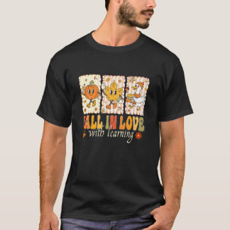 Camiseta Professor Ganso de Abóbora Retro se Apaixona pelo 