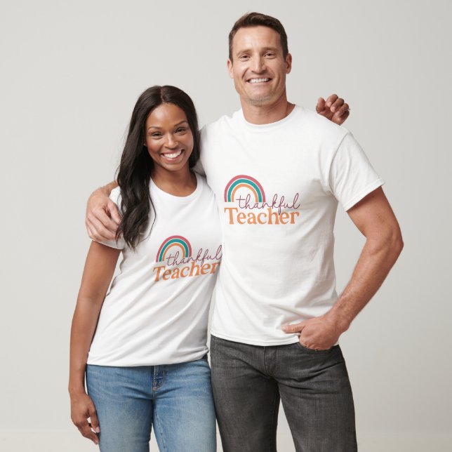 Camiseta Professor Grato - Dia de Ação de Graças (Unissex)