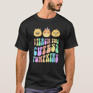 Camiseta Professor Groovy EU ENSINO As ABÓBORAS MAIS FOFAS 