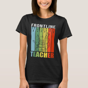 Camiseta Professor Guerreiro da Linha de Frente Para Profes