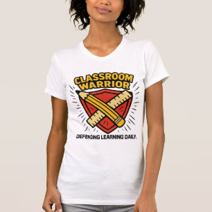 Camiseta Professor - Guerreiro de Sala de Aula