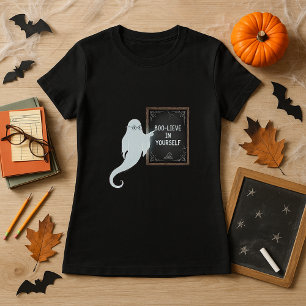 Camiseta Professor Halloween Ghost & Chalkboard BOO-LIEVE