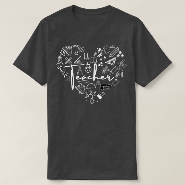 Camiseta Professor Heart 2 (Frente do Design)