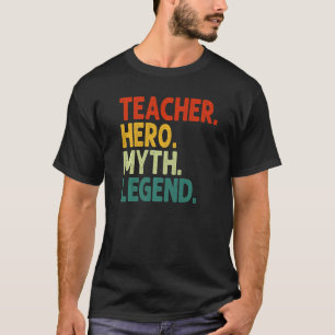 Camiseta Professor Hero Myth Legend Retro Vintage Professor