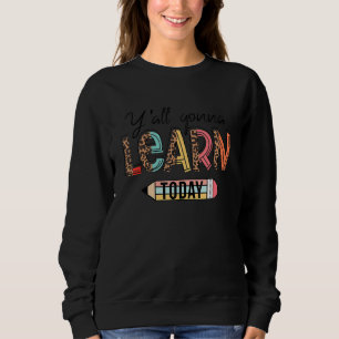 Camiseta Professor Hoje Vocês Vão Aprender Carta de Volta à