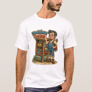 Camiseta Professor Humano Minúsculo Gráfico de Educador Eng