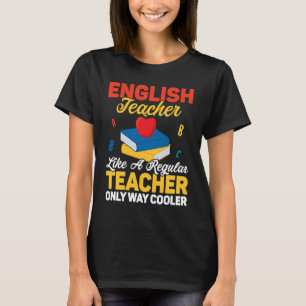 Camiseta Professor Inglês Como Professor Regular Apenas For