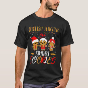 Camiseta Professor Inglês De Cookies Inteligentes Engraçado