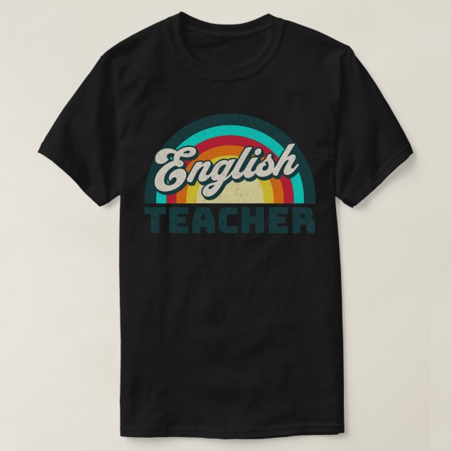 Camiseta Professor Inglês Melhor Professor de Inglês de Tod (Frente do Design)