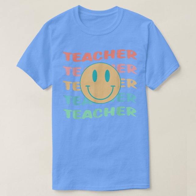 Camiseta Professor Inspiracional Colorida Elementar De Volt (Frente do Design)