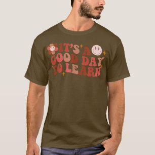 Camiseta Professor inspirador é um bom dia para aprender pr