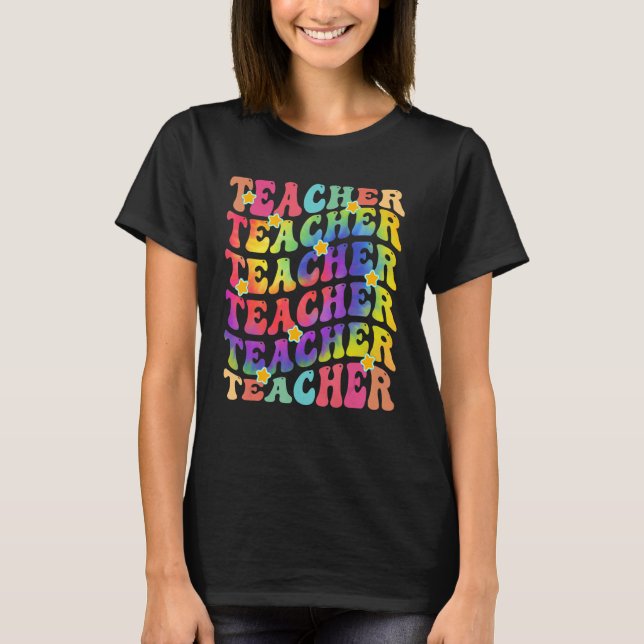 Camiseta Professor Inspirational Colorful School T (Frente)
