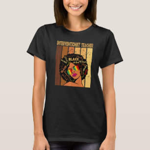 Camiseta Professor intervencionista História Negra Afro-Afr