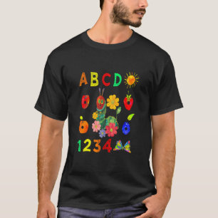 Camiseta Professor Jardim de Infância Flores Retro E Cate F