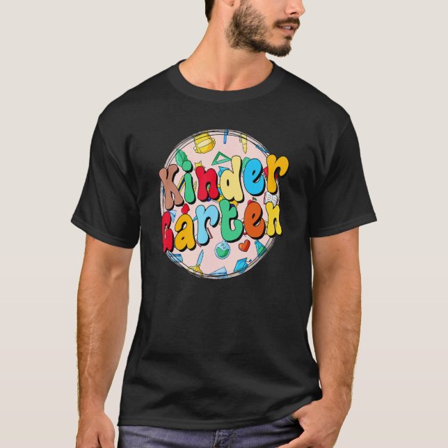 Camiseta Professor Kindergarten Meninas Rapazes Kinder (Frente)