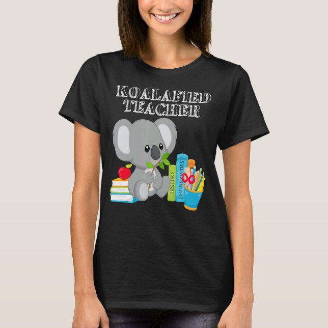 Camiseta Professor Koalafied Proud Professor Koala De Volta (Frente)