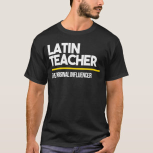Camiseta Professor Latino Influenciador Original na Escola 