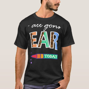 Camiseta Professor Leopard Primeiro Dia Da Escola Y'All Gon