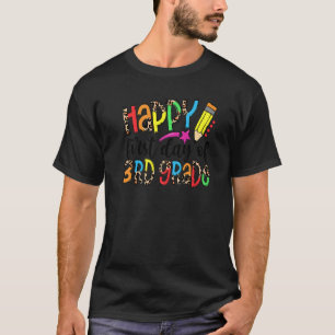 Camiseta Professor Leopardo Feliz Primeiro Dia Da 3ª Série