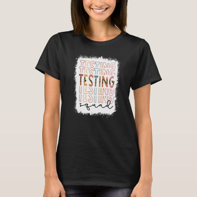 Camiseta Professor Li no Dia de Teste de Leopardo na Esquad (Frente)