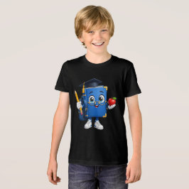 Camiseta Professor Livro | Mascote Fofo de Volta às Aulas D