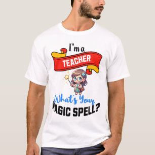 Camiseta Professor Magic Spell - Ideia de presente divertid