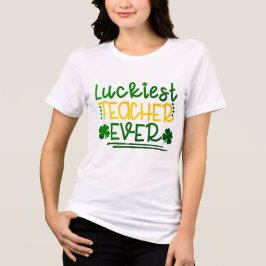 Camiseta Professor mais sortudo do mundo | Rua, Dia de Patr