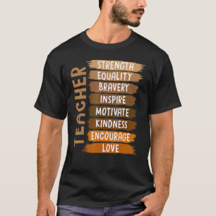 Camiseta Professor Melanin História Negra Mês Negro African