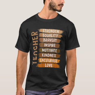 Camiseta Professor Melanin História Negra Mês Negro African