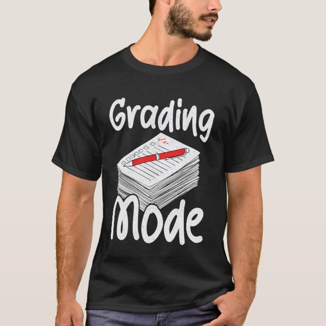 Camiseta Professor - Modo de Avaliação (Frente)