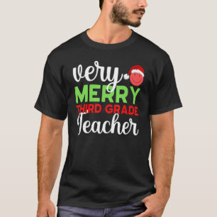 Camiseta Professor muito Feliz do 3º ano na 3ª escola de Na