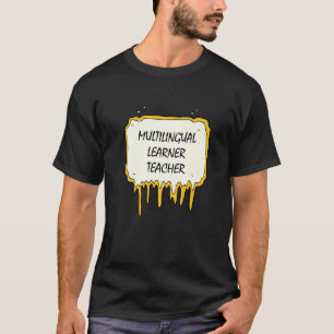 Camiseta Professor multilíngue Rainbow Multilingual