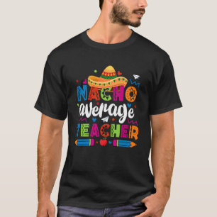 Camiseta Professor Nacho Médio Fiesta Cinco De Mayo Mexican