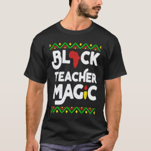 Camiseta Professor Negro Magia História Negra Afro-American