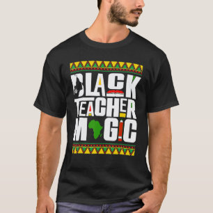 Camiseta Professor Negro Magia Melanina Professor História