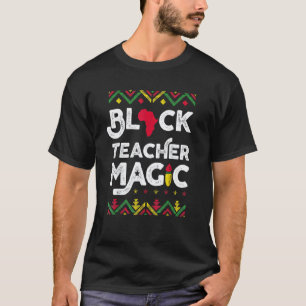 Camiseta Professor Negro Magia Professor Mês da História Ne