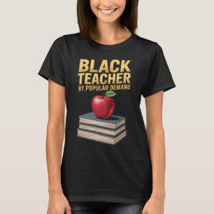 Camiseta Professor Negro Por Demanda Popular, Ensino Afro A