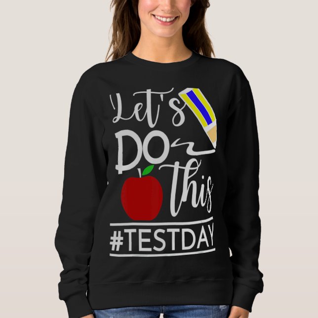 Camiseta Professor no dia de teste permite fazer este dia d (Frente)