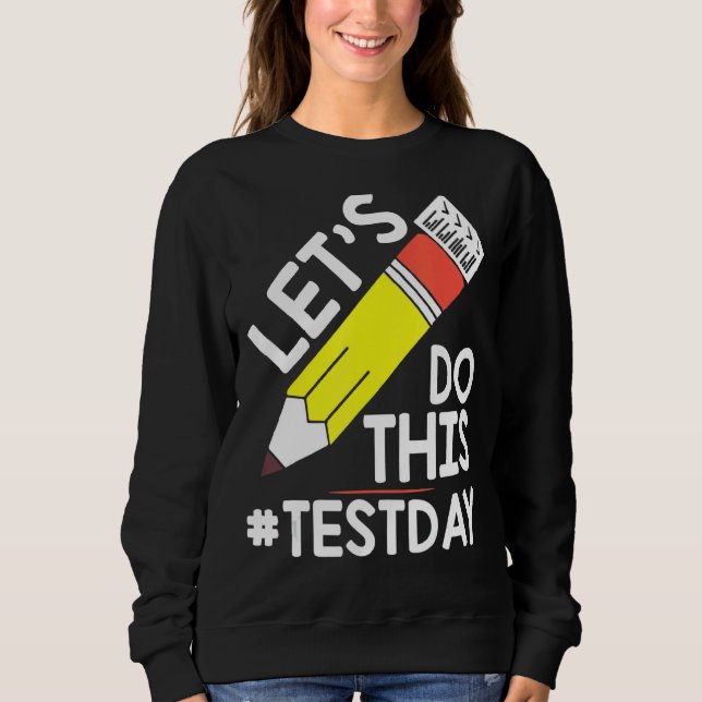 Camiseta Professor no dia de teste permite fazer este dia d (Frente)