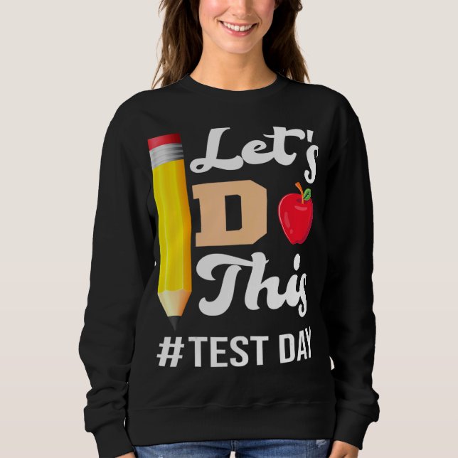 Camiseta Professor no dia de teste permite fazer este dia d (Frente)