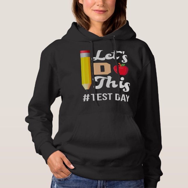 Camiseta Professor no dia de teste permite fazer este dia d (Frente)