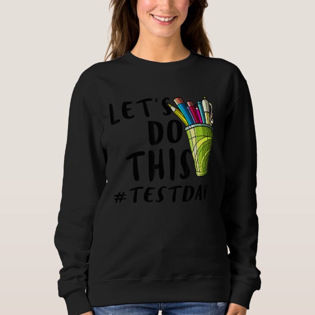 Camiseta Professor no dia de teste permite fazer este dia d (Frente)