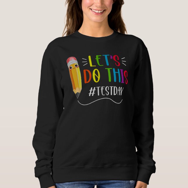 Camiseta Professor no dia de teste permite fazer este dia d (Frente)