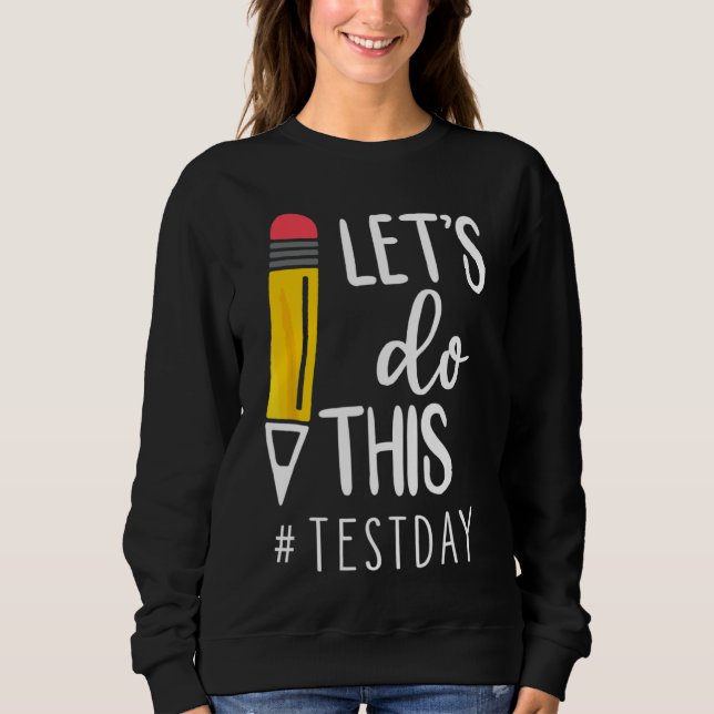 Camiseta Professor no dia de teste permite fazer este dia d (Frente)