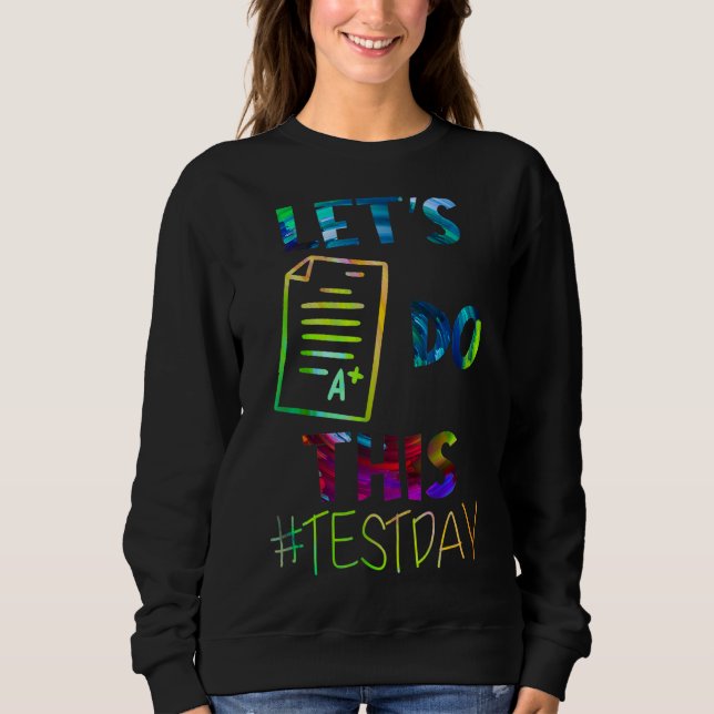 Camiseta Professor no dia de teste permite fazer este dia d (Frente)