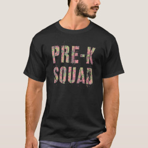 Camiseta Professor no Quadrado de Camo Prek Hello Pre K Vin
