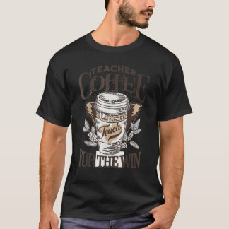 Camiseta Professor Novo E Bonito Café Elementar De Volta À 