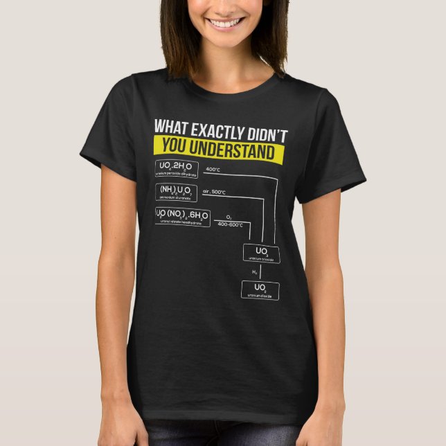 Camiseta Professor nuclear de engenharia nuclear (Frente)