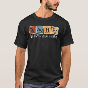 Camiseta Professor O Elemento de Inspiração De Volta à Esco