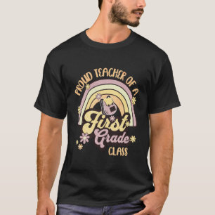 Camiseta Professor Orgulhoso de uma Turma de Primeiro Ano, 